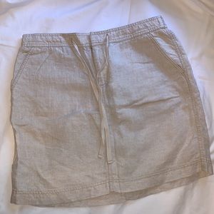 Caslon linen skirt
